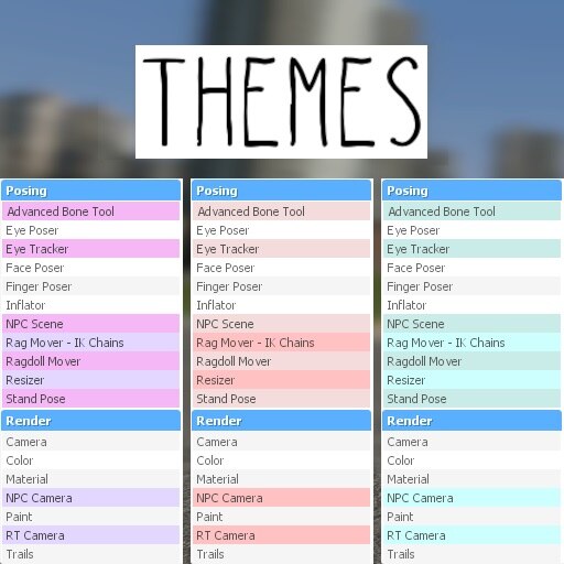 Tool Panel Colors